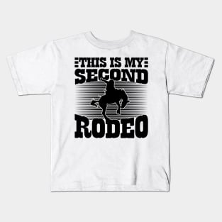 This Is My Second Rodeo v3 Kids T-Shirt